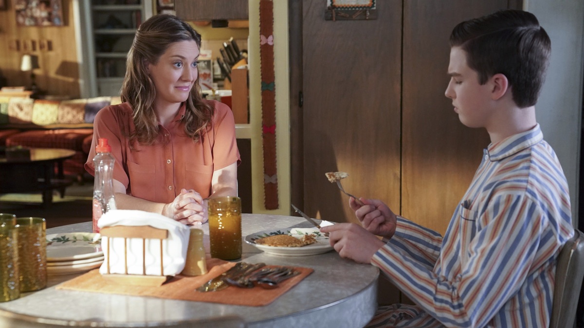 Pancake Sunday and Textbook Flirting Young Sheldon (Series 6, Episode 10) Apple TV (UK)
