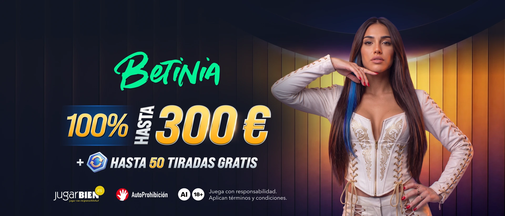 Betinia - Casino y Apuestas product page header