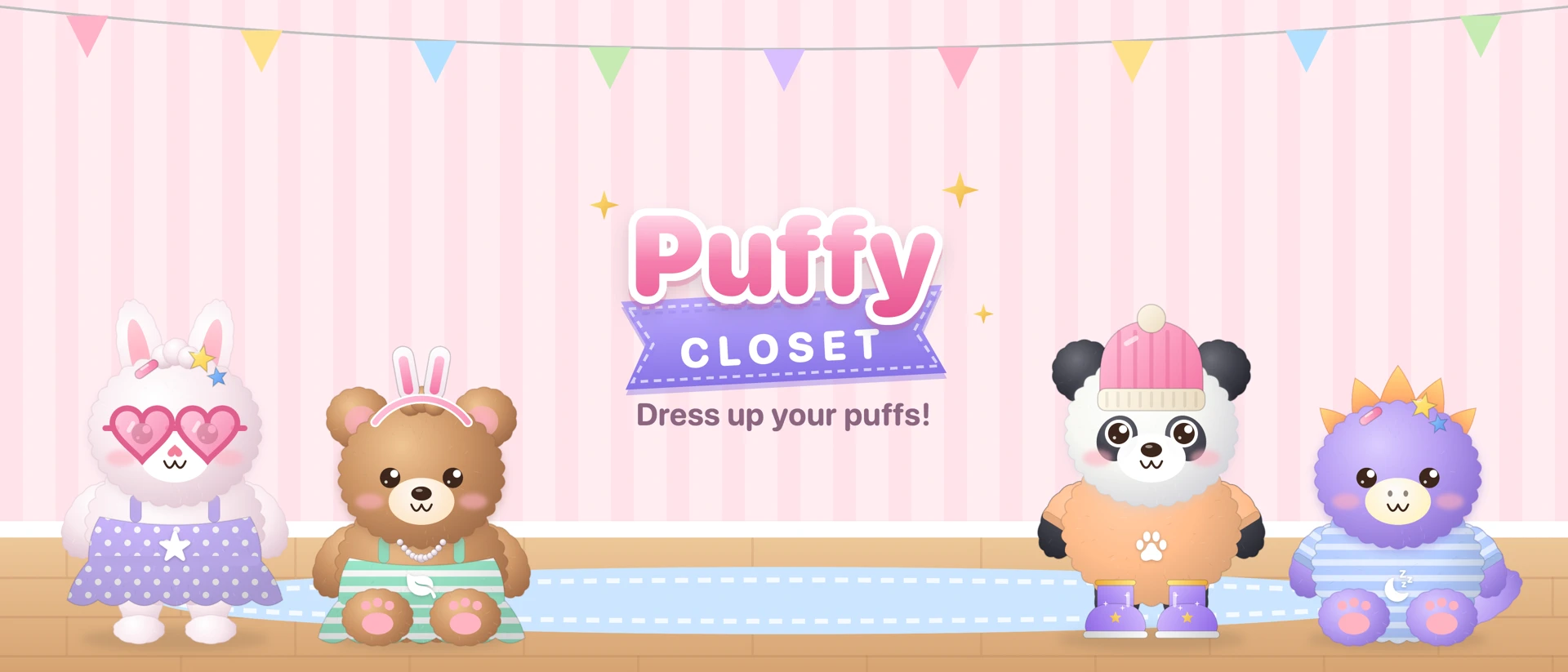 Puffy Closet product page header