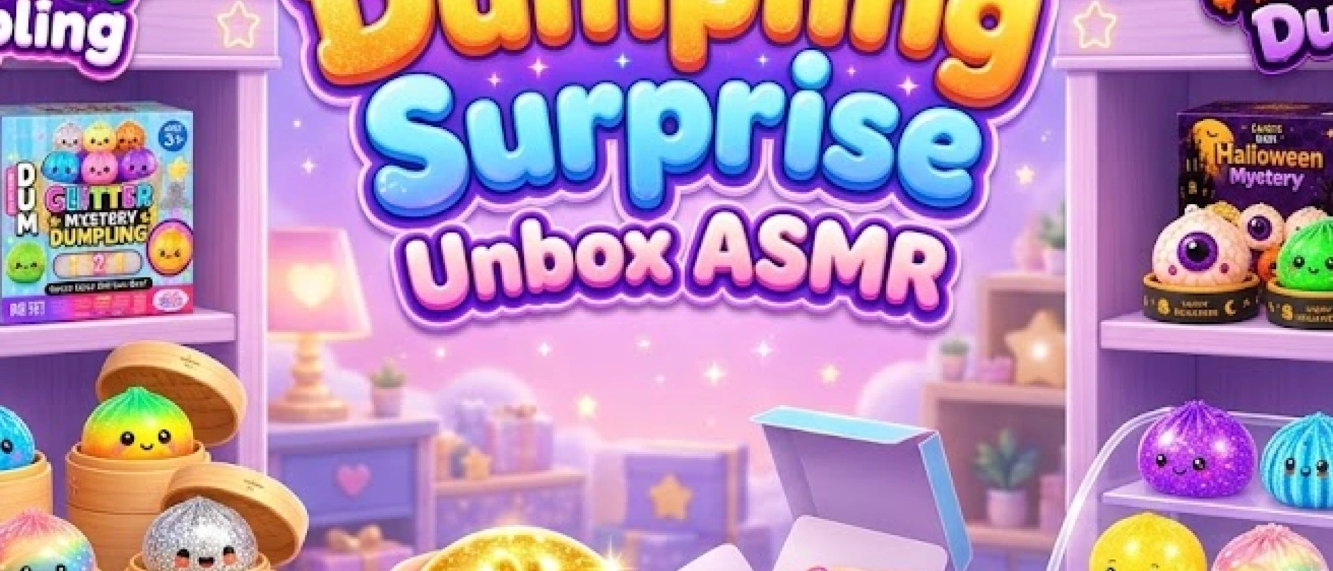 Dumpling Surprise: Unbox ASMR product page header