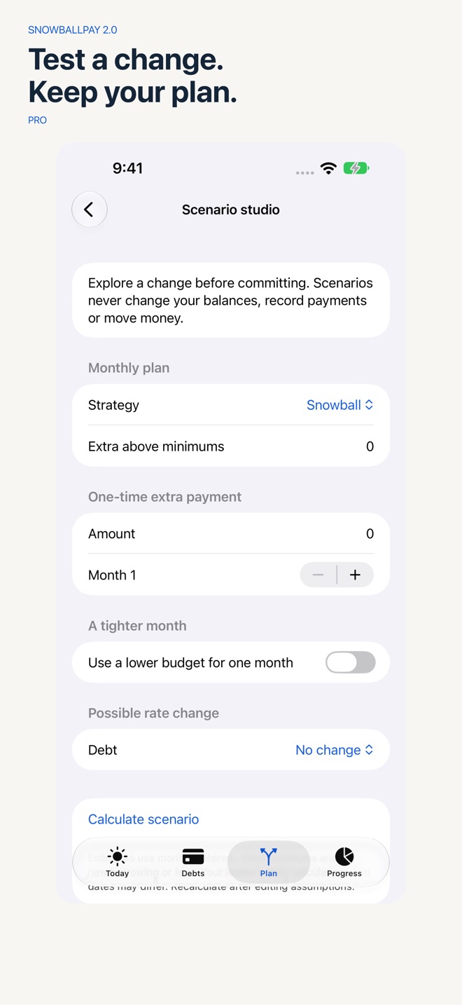 SnowballPay: Debt Payoff screenshot 4