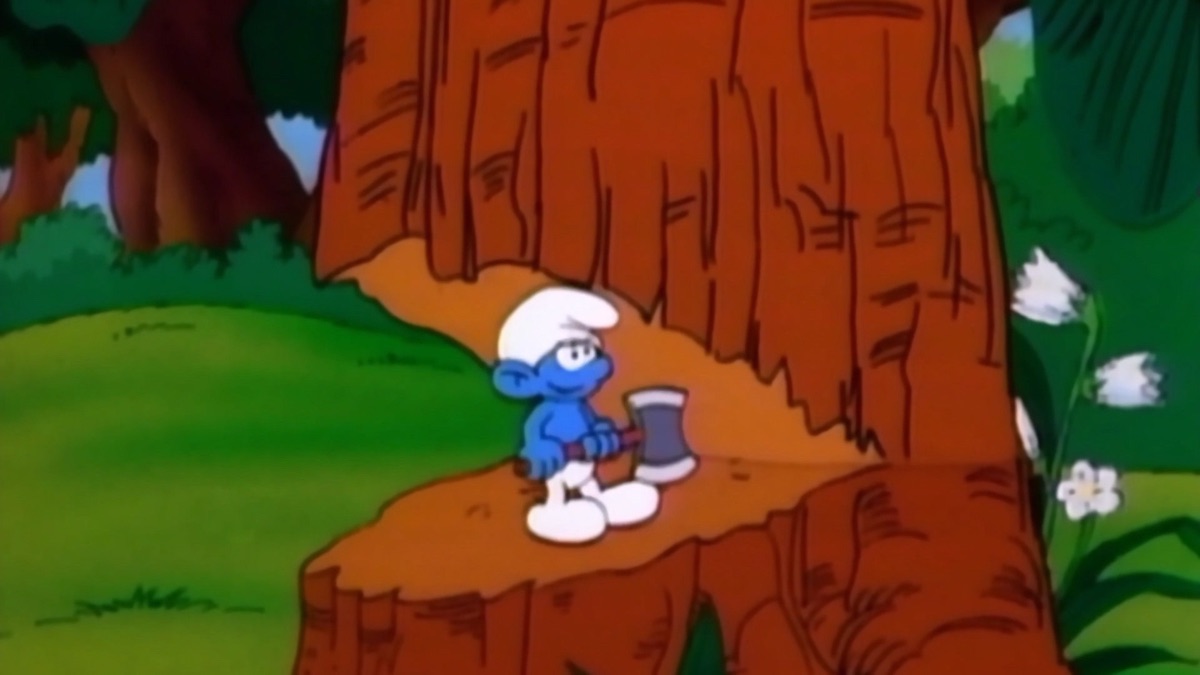 Timber Smurf / Smurfs on the Wild Side - The Smurfs (Season 7, Episode ...