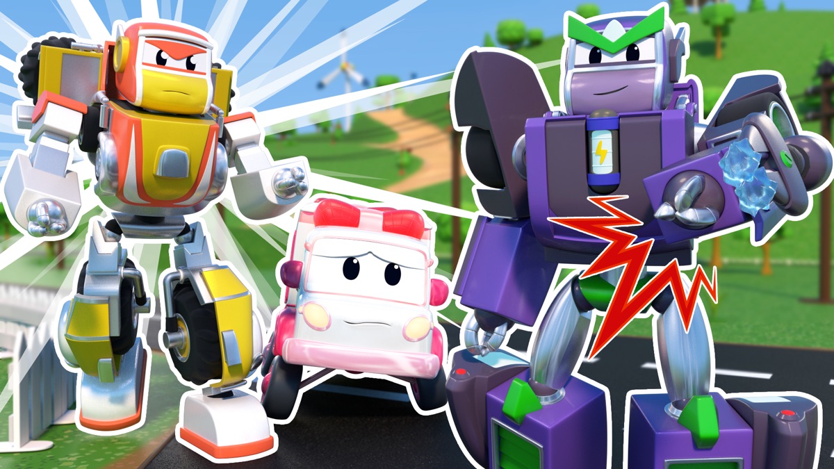 Evil Robot Is Trying to Freeze the Ambulance! Help Her, Super Robot ...