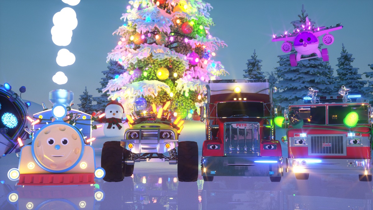 Learn Colors while Racing with Max the Glow Train and His Friends - Max ...