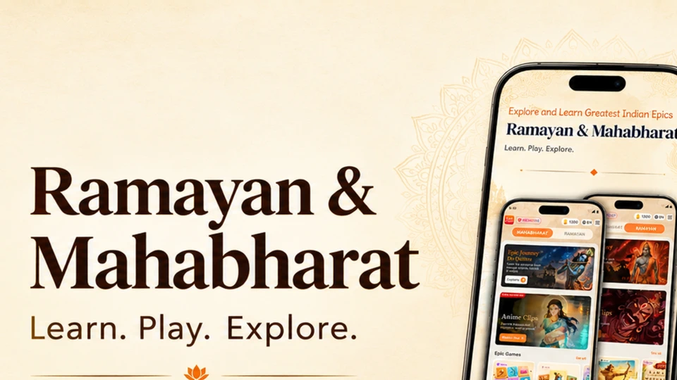 Lipi Epics: Mahabharat Ramayan App Store product page header