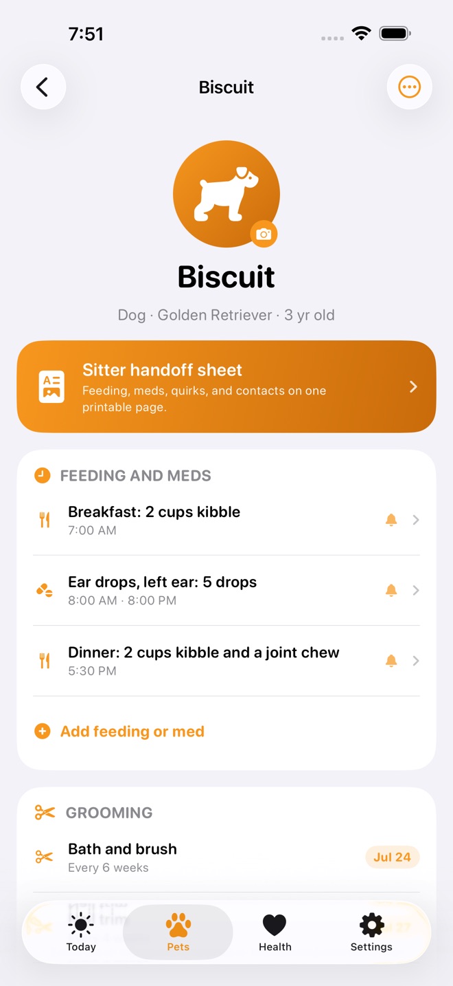 TailDiary: Pet Care screenshot 2
