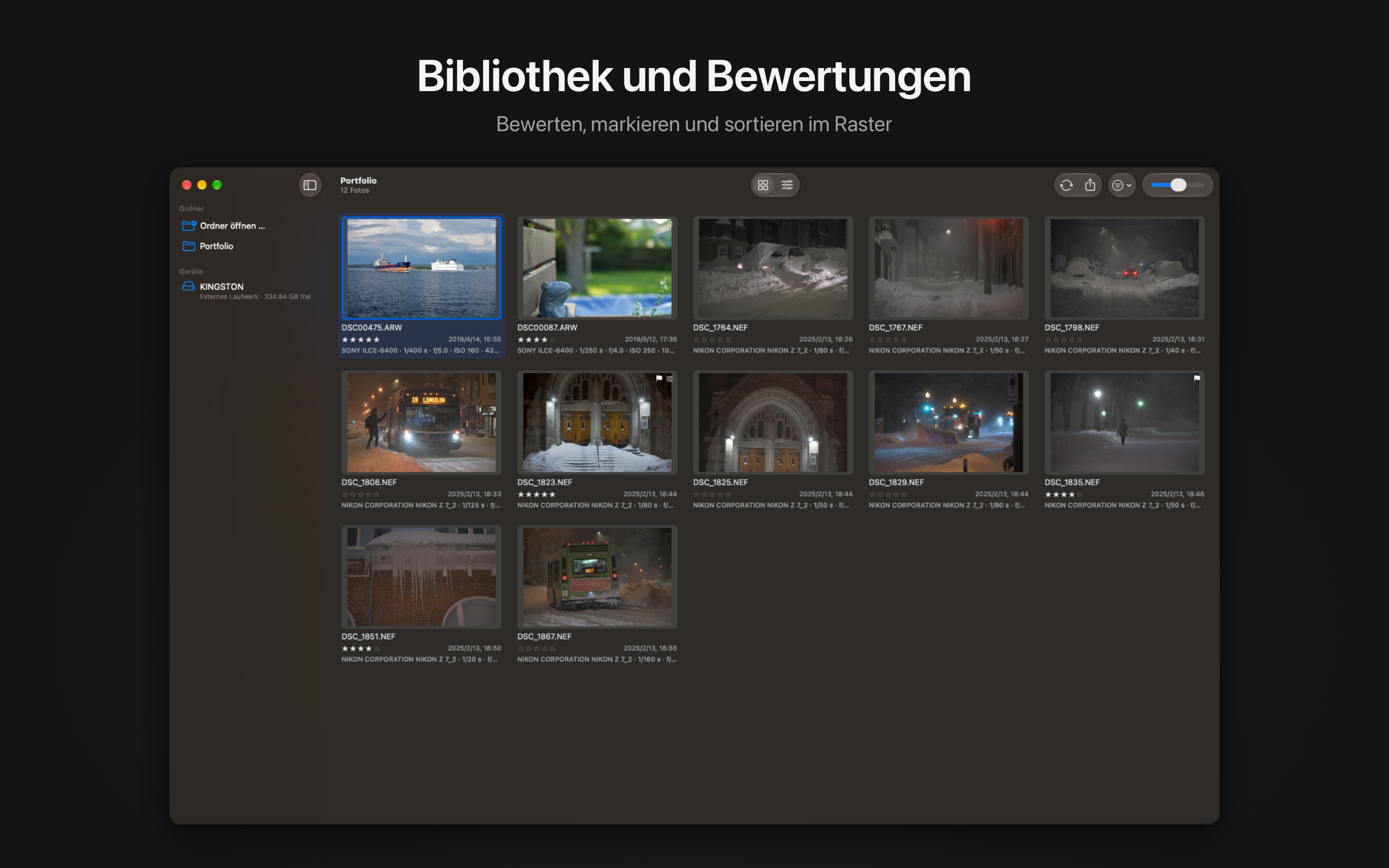 Rawed: RAW Photo Editor macOS screenshot 4 showing app interface