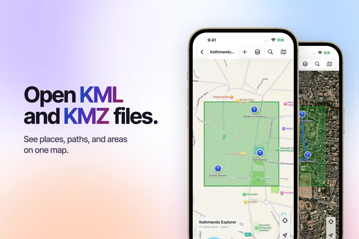 KML KMZ Viewer: GIS Map Loader search result