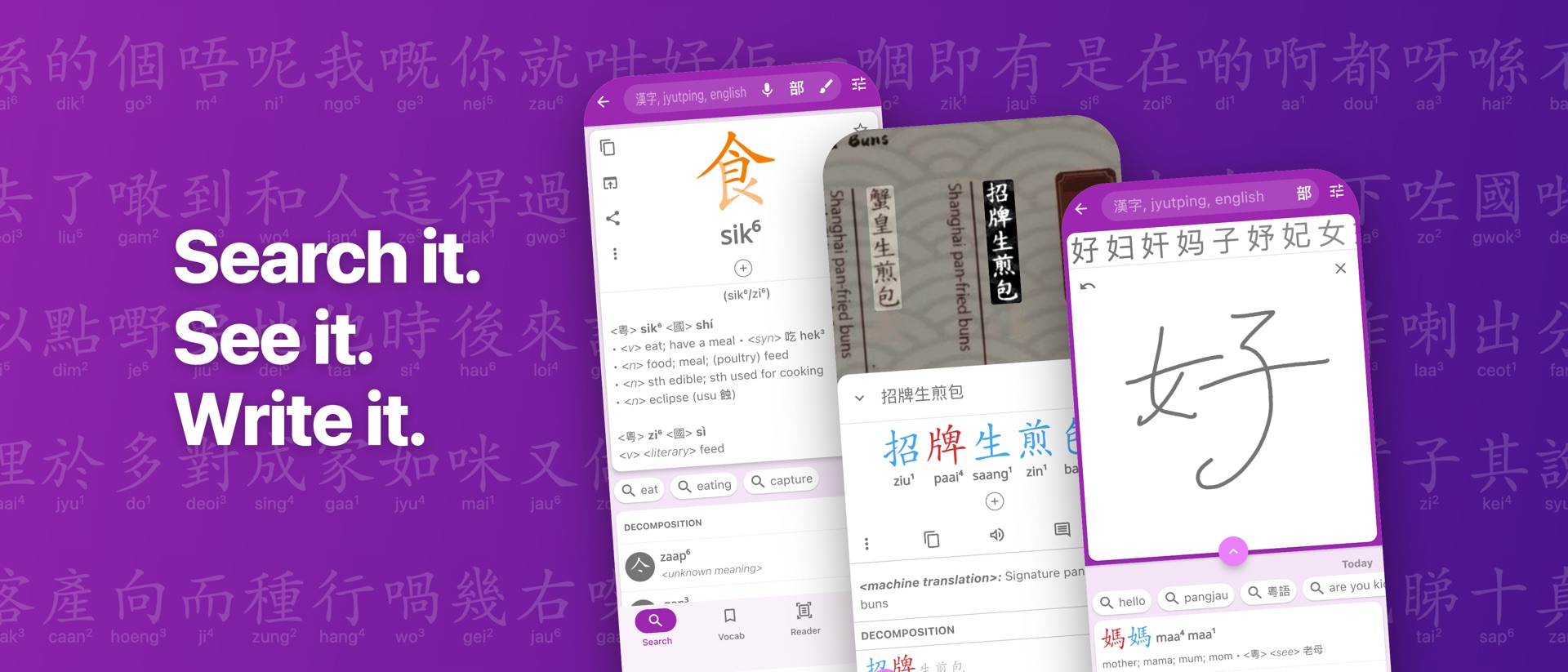 Hanping Cantonese Dictionary product page header