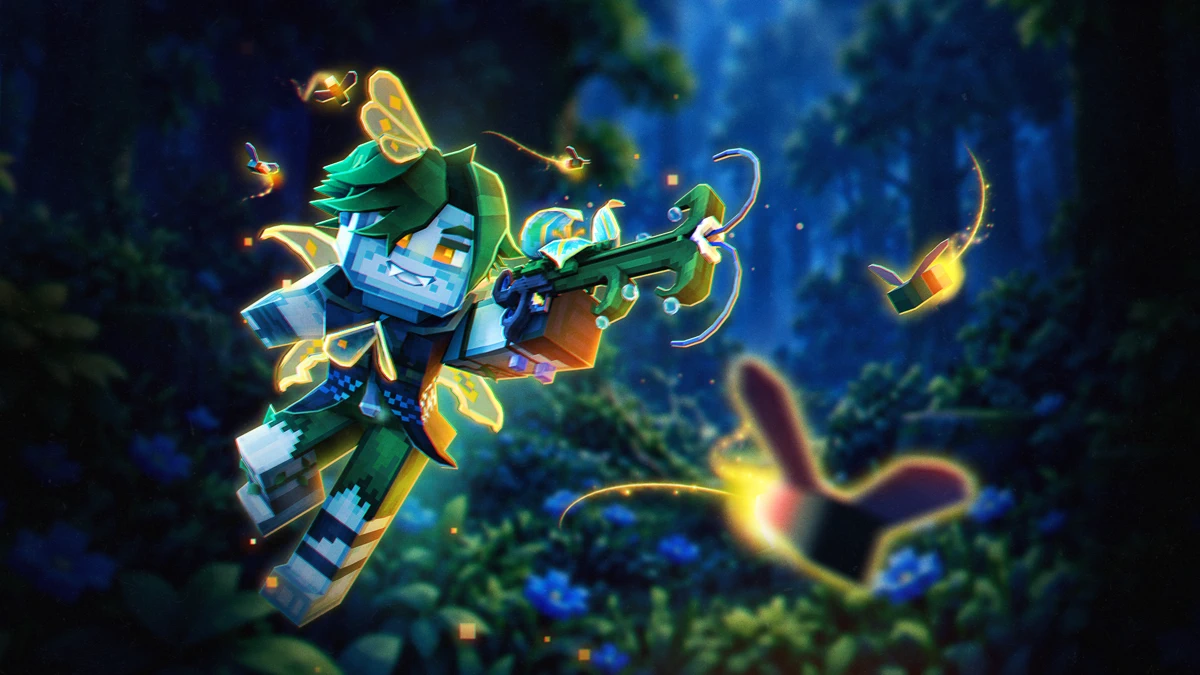 Pixel Gun 3D: Online Shooter search result, In-app event: Autumn Fairytale Season