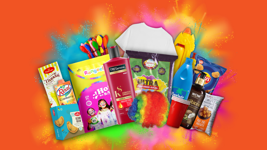 Holi Essentials on Instamart! Special Event