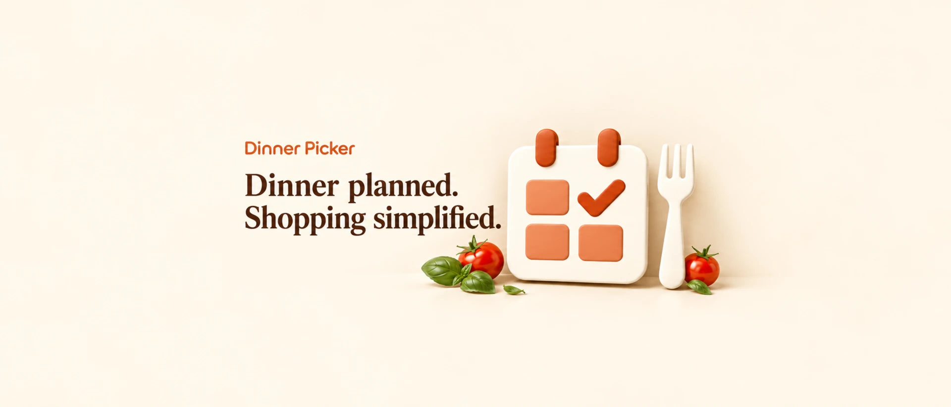 Dinner Picker product page header