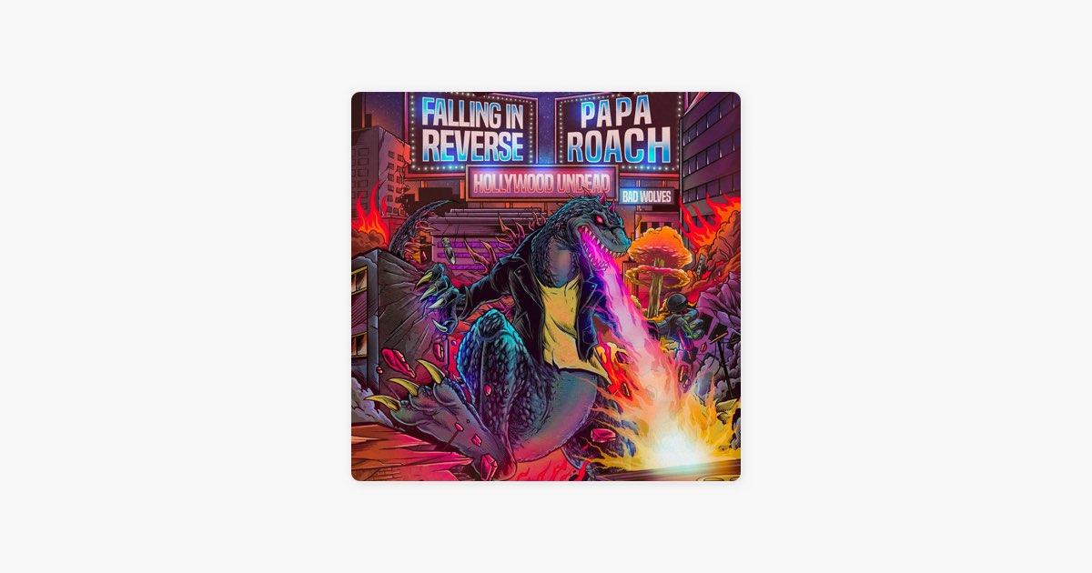 Falling In Reverse / Papa Roach "ROCKZILLA SUMMER TOUR" US 2022” de
