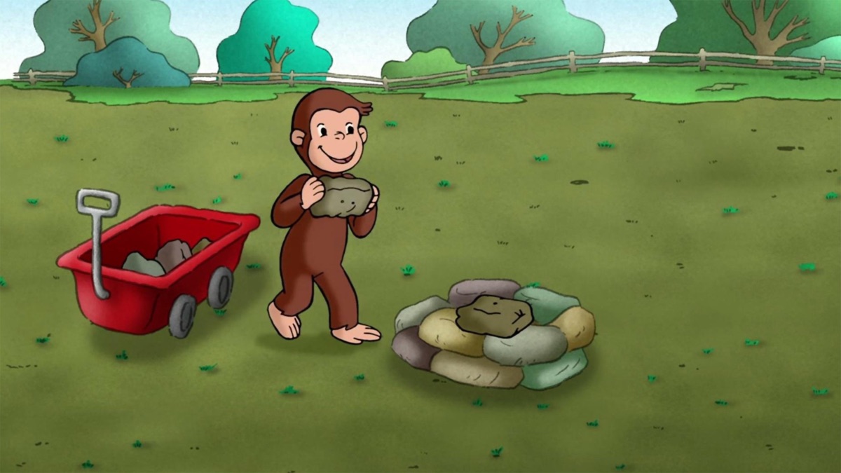 Keep Out Cows / Curious George and the Missing Piece - Curious George ...