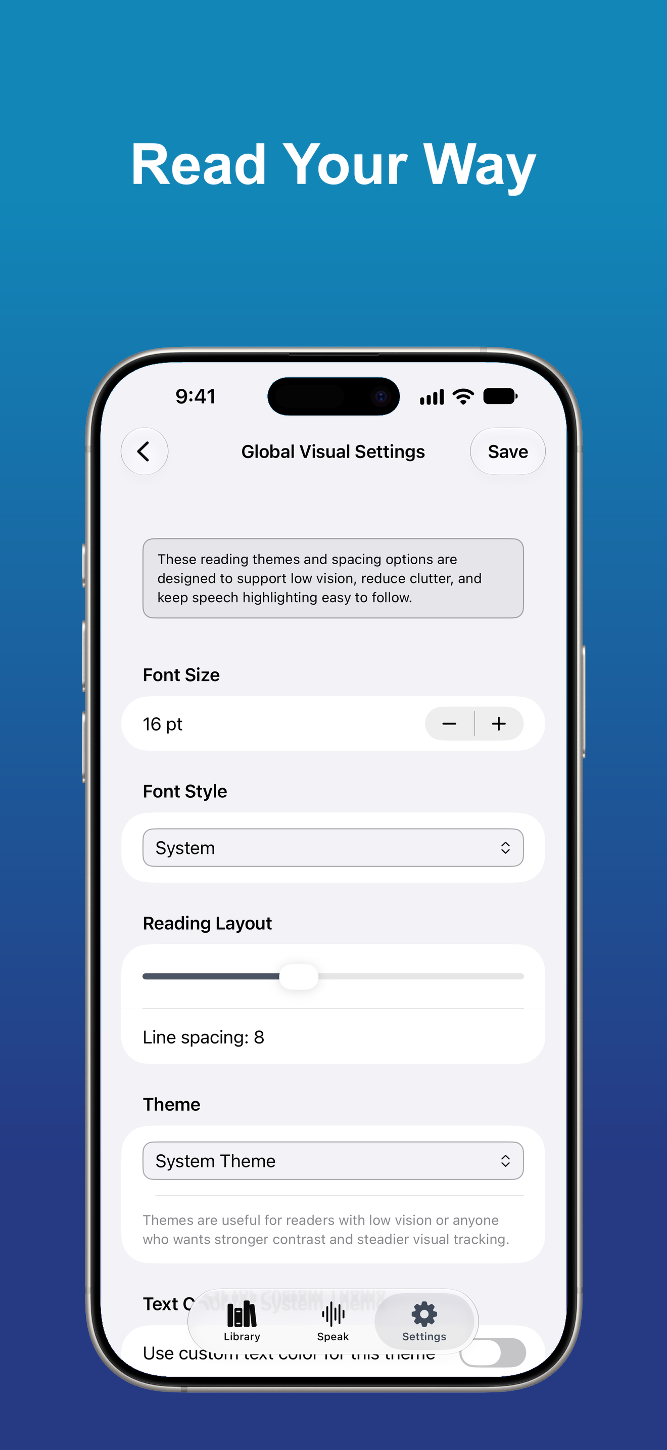 Start Speaking iPhone screenshot 5