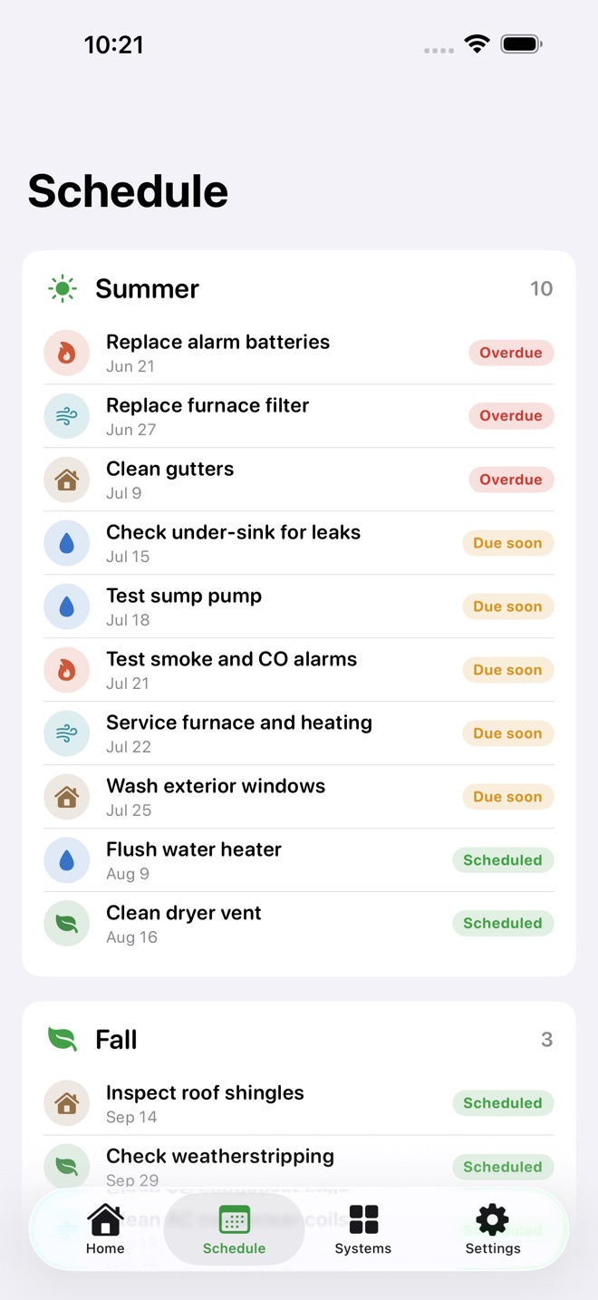 HomeTend: Home Upkeep screenshot 4