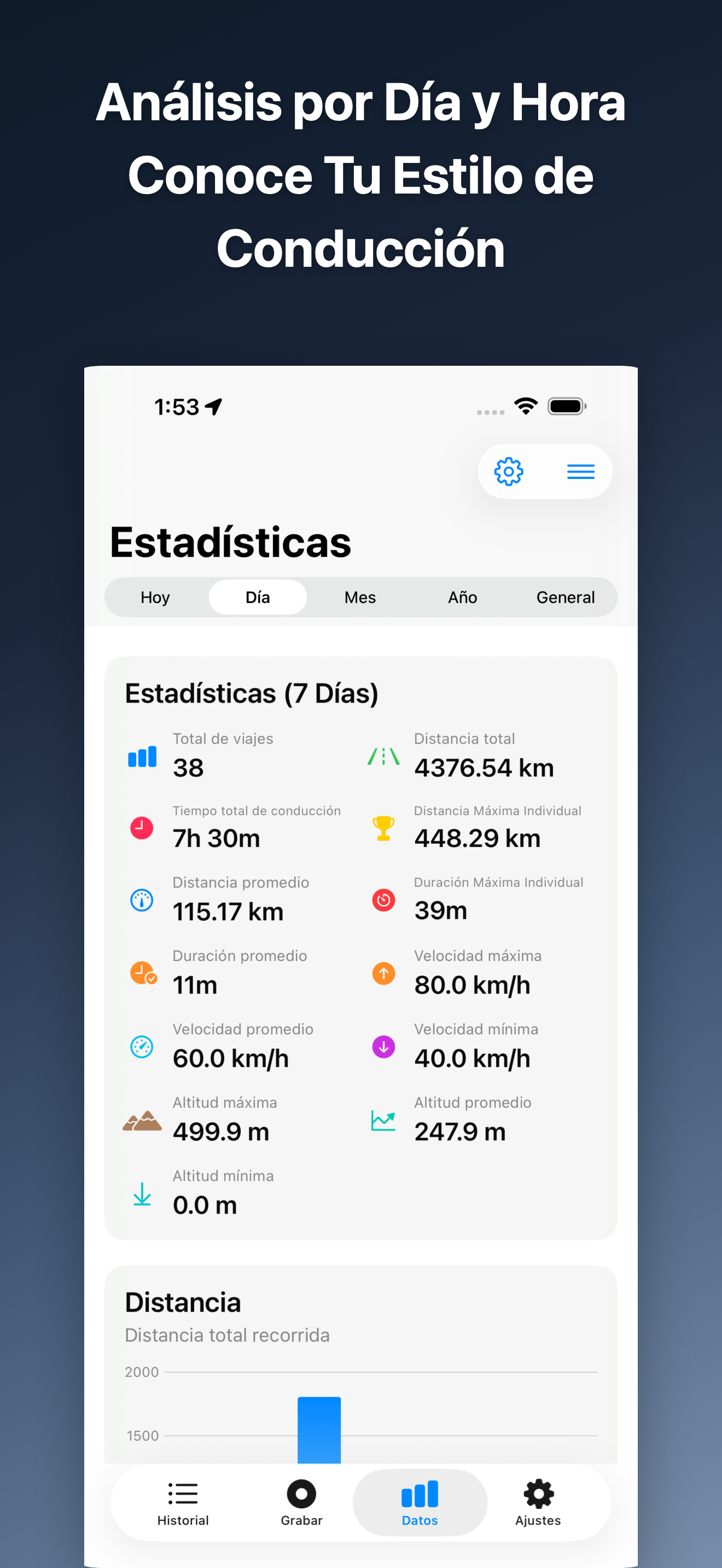 DriveTracker - Driving Log iOS screenshot 5 showing app interface