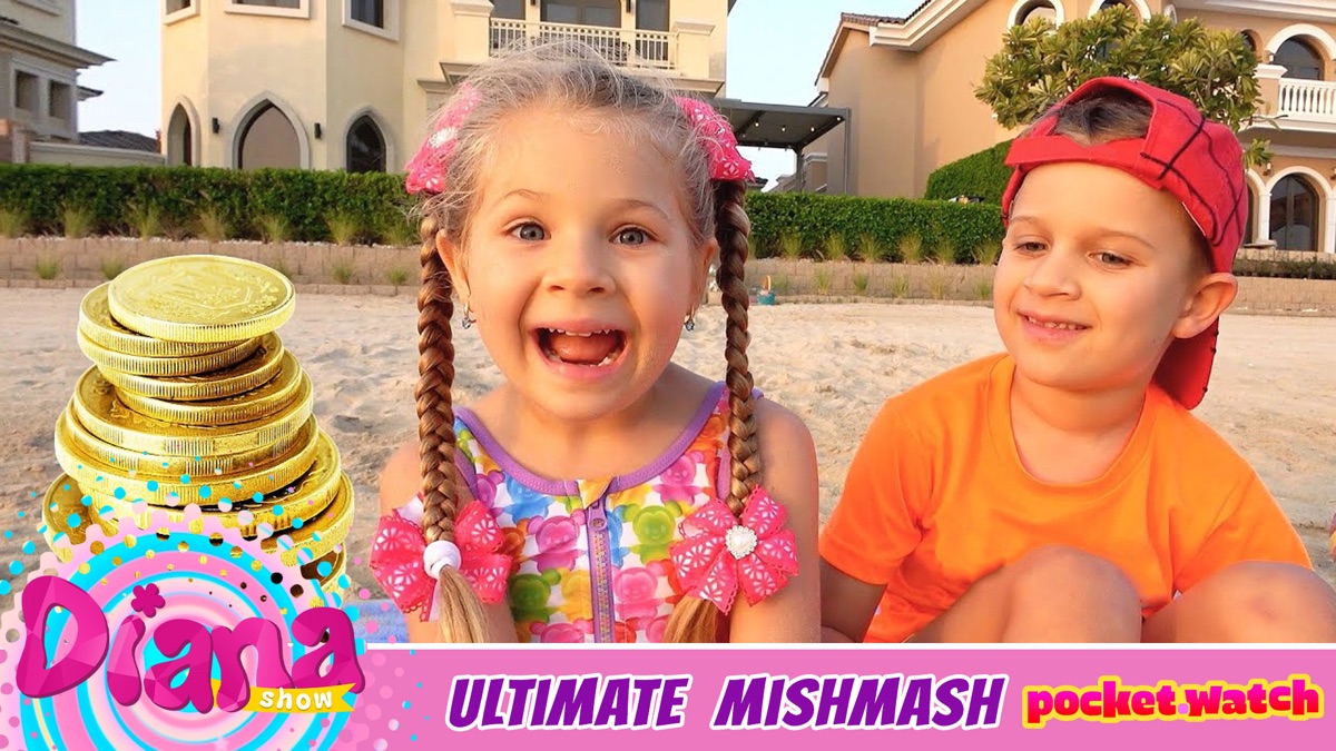 Diana and Roma's Outdoor Adventure! pocket.watch Kids Diana Show