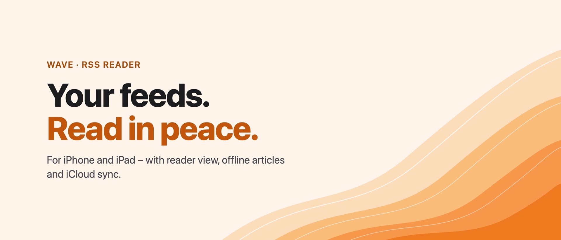 Wave Reader product page header