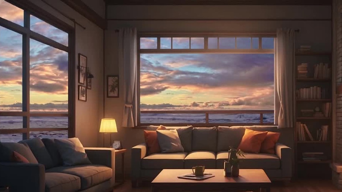 Serene Ocean Waves And Crackling Fire Apple Tv Au