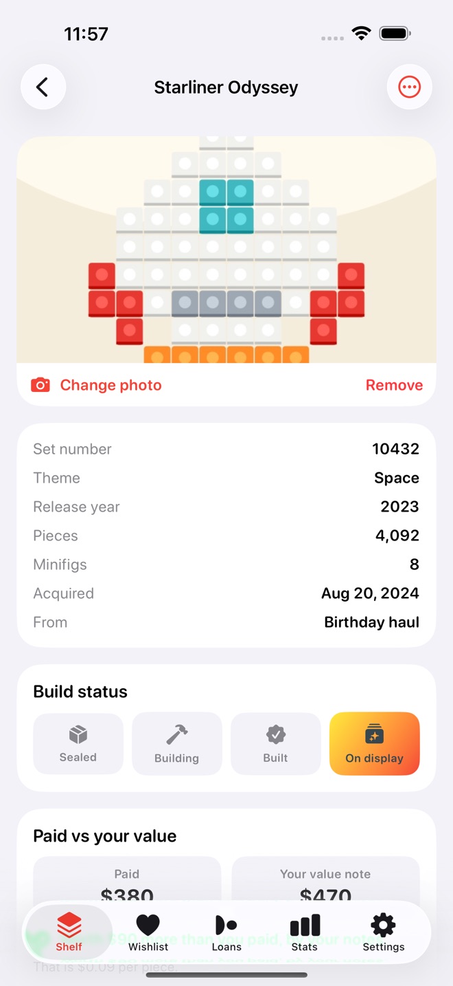 BrickShelf: LEGO Collection screenshot 2