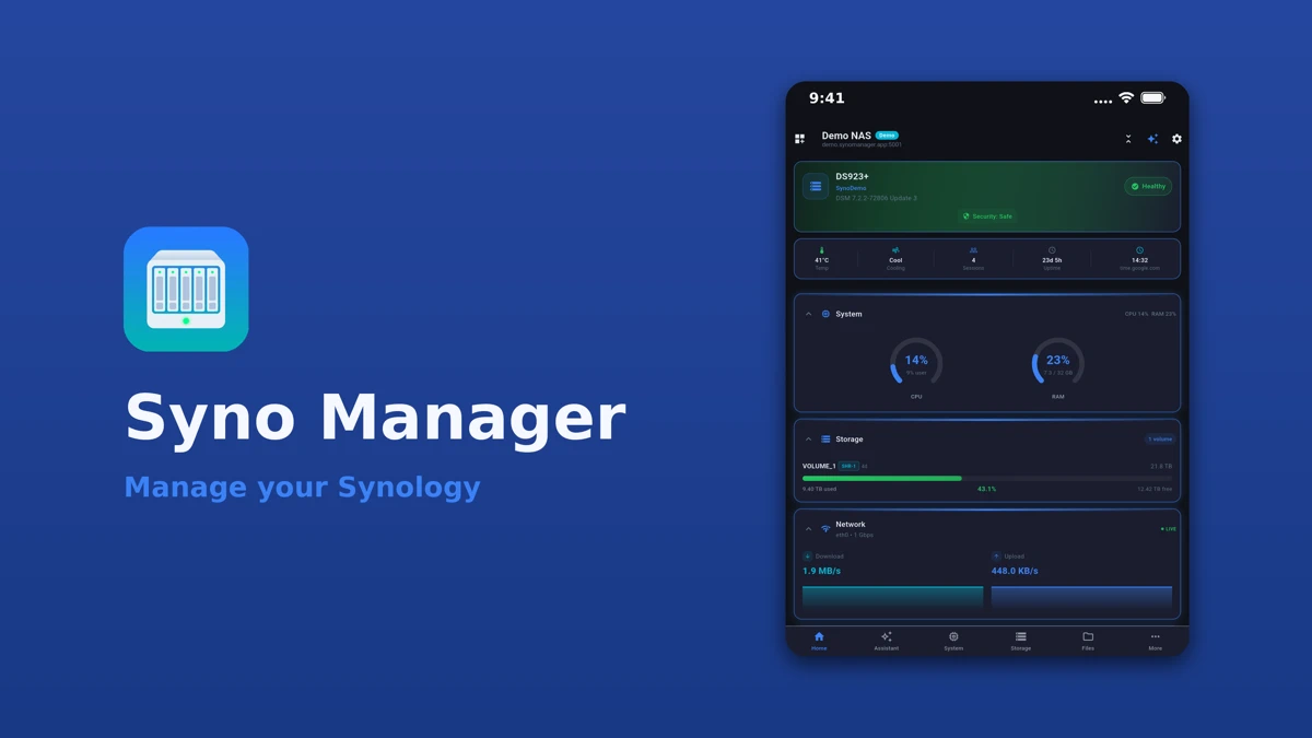 Syno Manager For Synology NAS App Store product page header