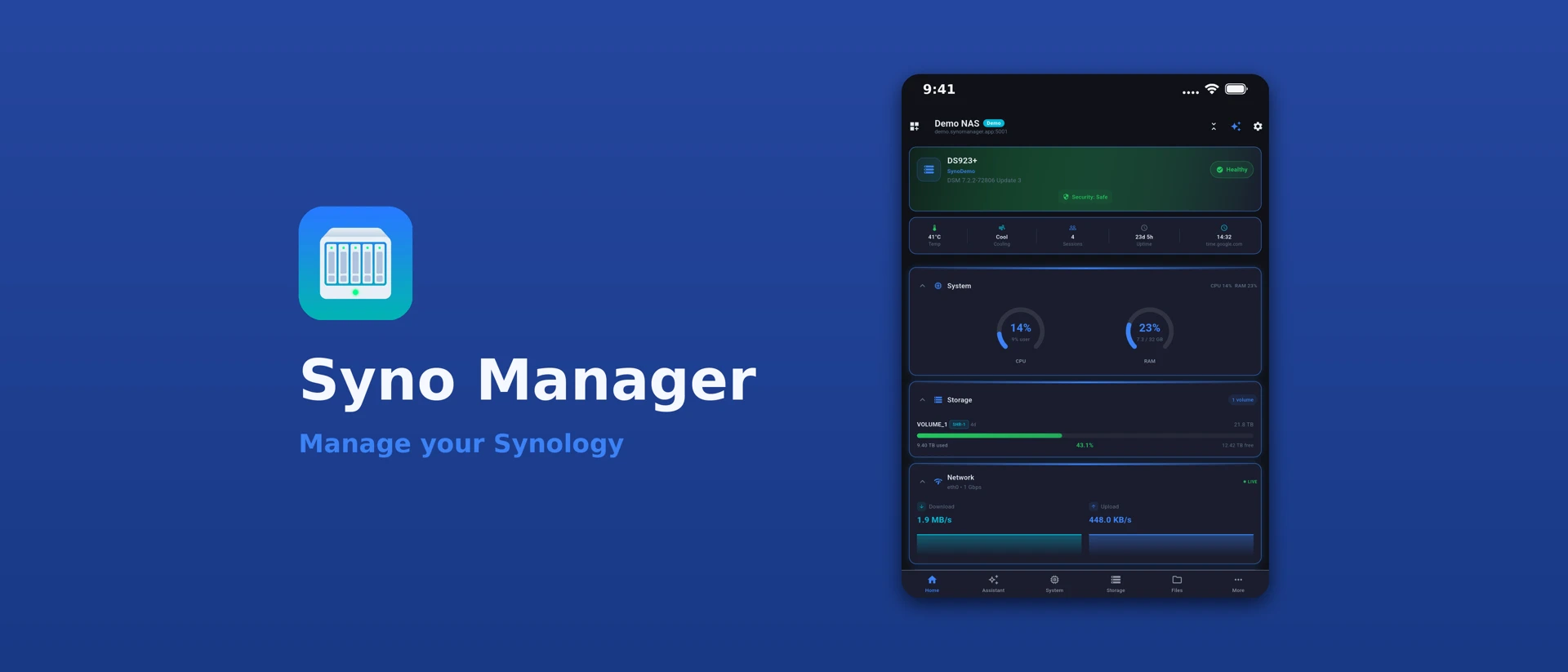 Syno Manager For Synology NAS App Store product page header