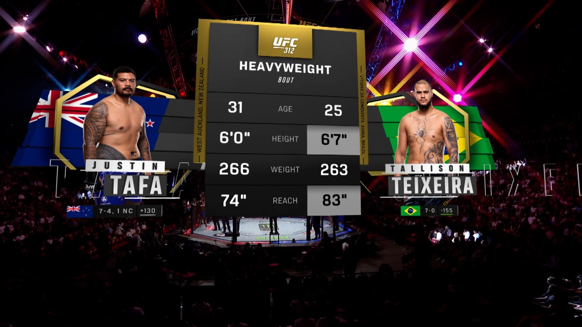 ‎312: Justin Tafa vs. Tallison Teixeira Main Card - UFC 167: St-Pierre ...