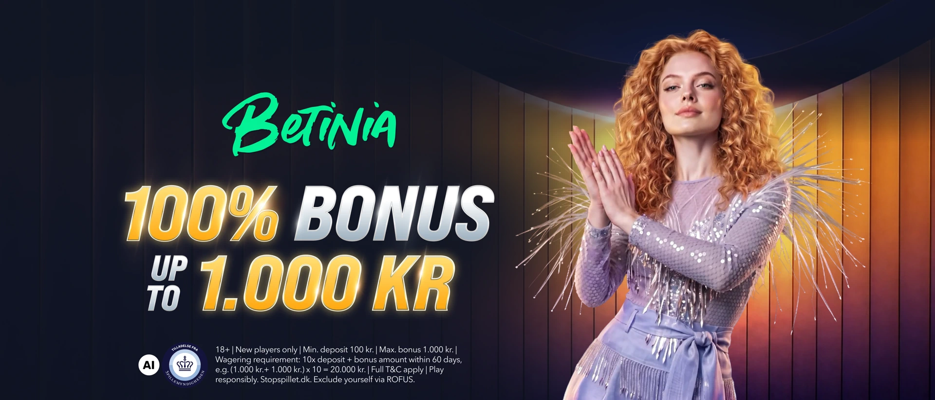 Betinia: Casino  & Sport Bets product page header