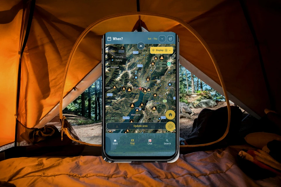 Camping Escapes App Store search result