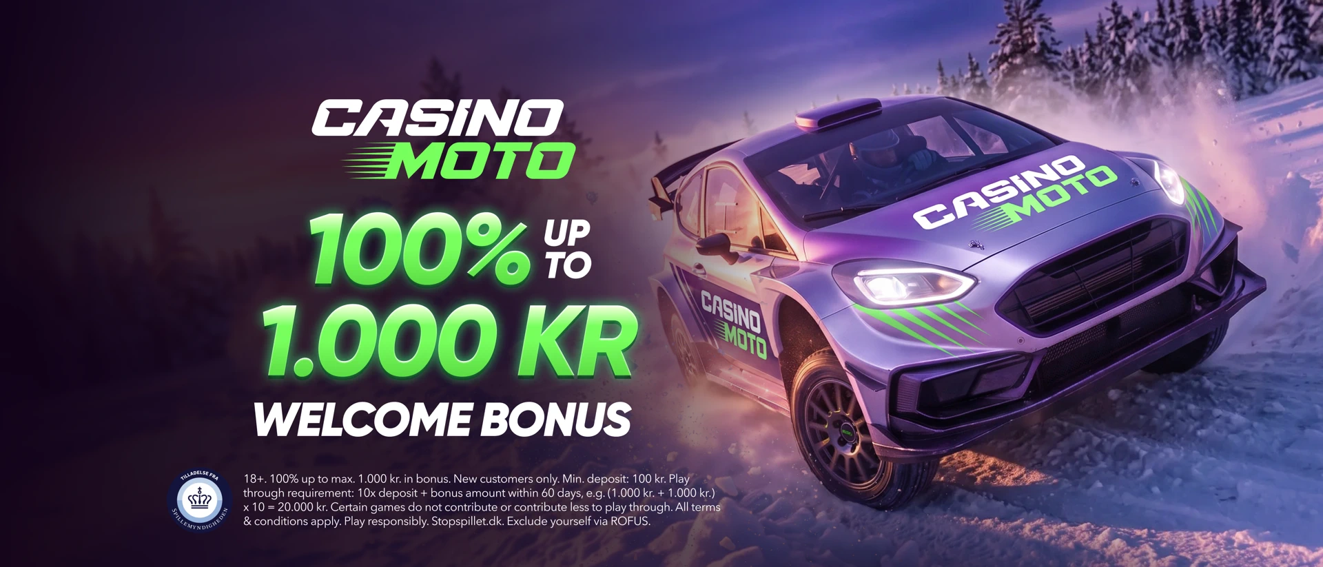 CasinoMoto: Sport & Casino product page header