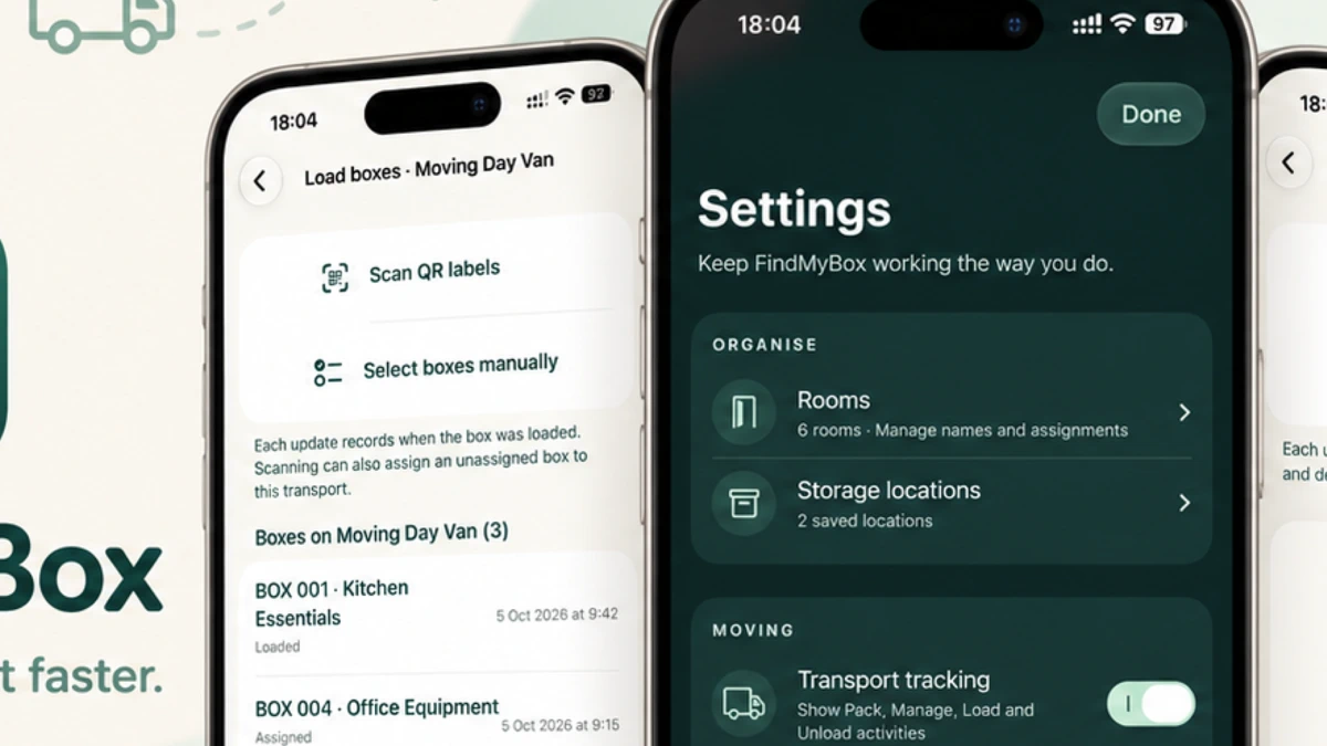 FindMyBox: Moving & Storage App Store product page header