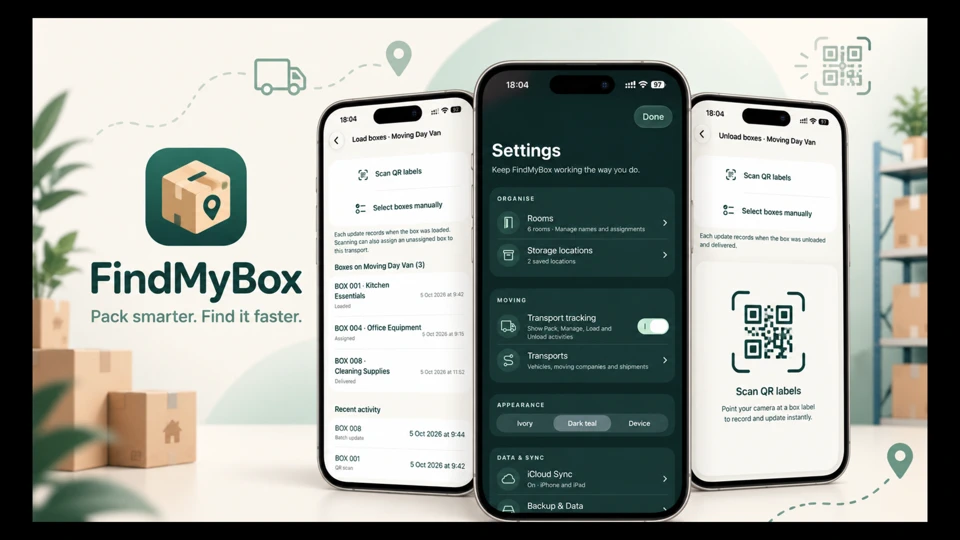 FindMyBox: Moving & Storage App Store search result
