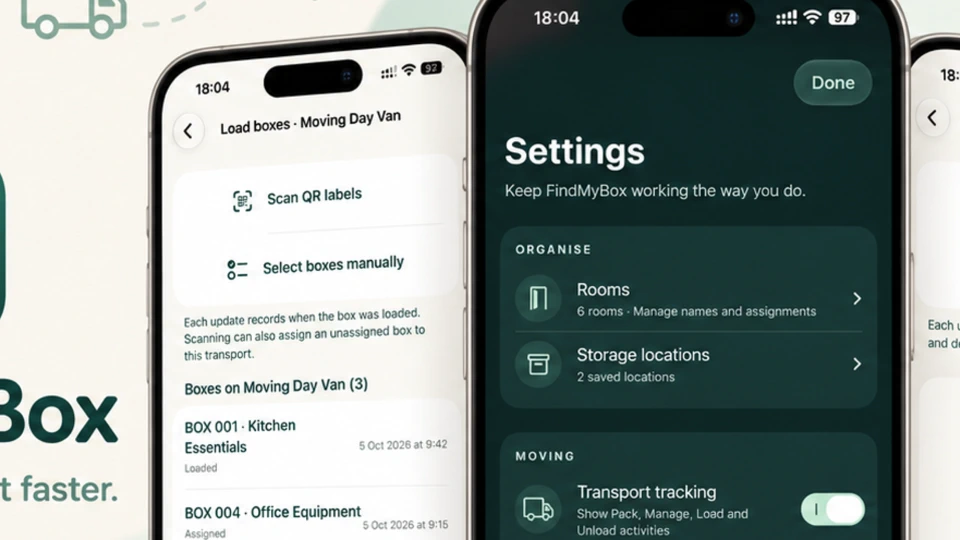 FindMyBox: Moving & Storage App Store product page header