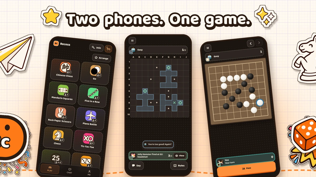 Recess: Board Games App Store product page header