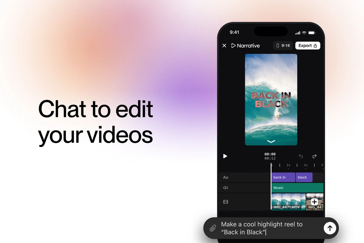 Narrative: AI Video Editor search result