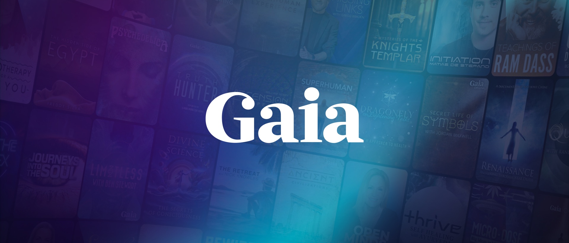 Gaia: Streaming Consciousness product page header