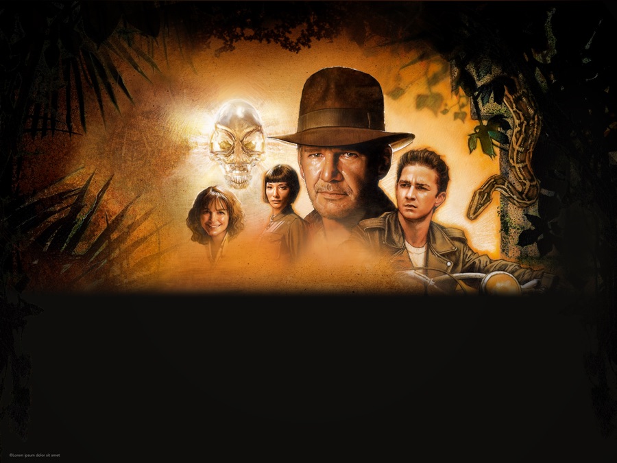 Steven Spielberg e o elenco de Indiana Jones e o Reino da Caveira de  Cristal (2008)