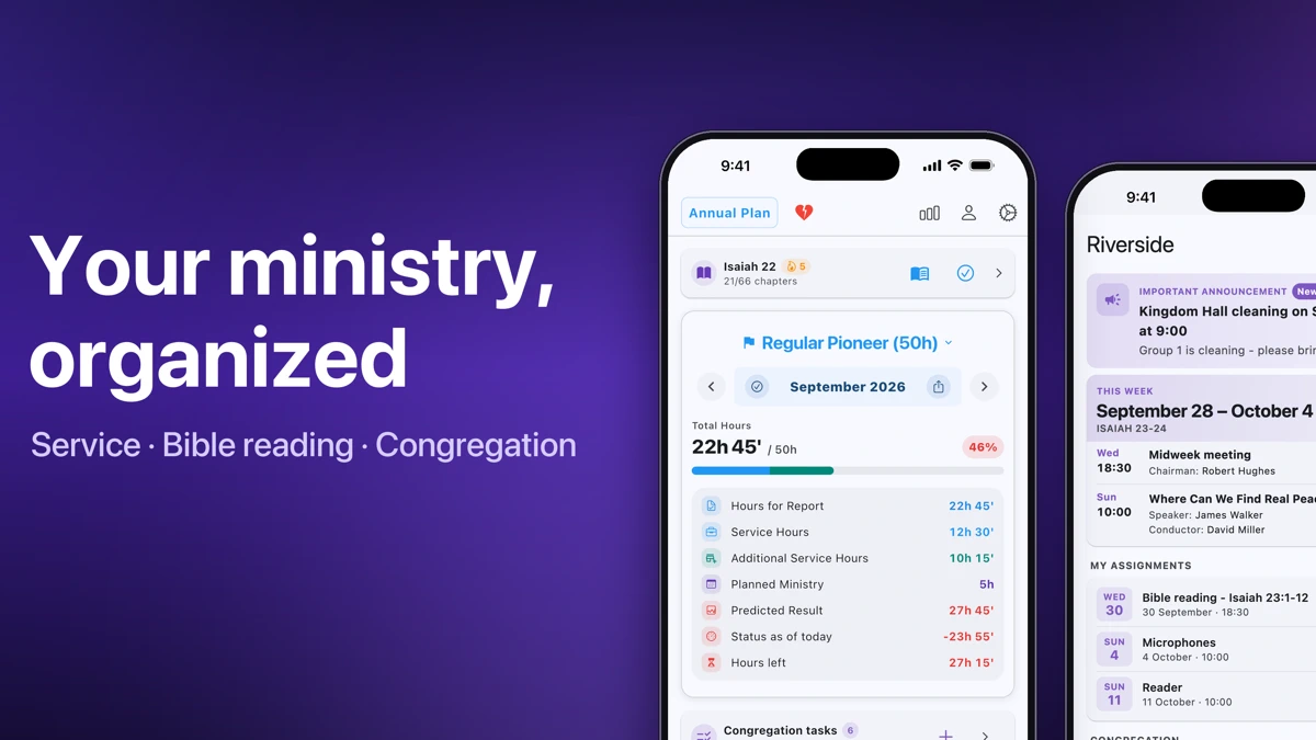 Ministry Assistant 2 App Store product page header