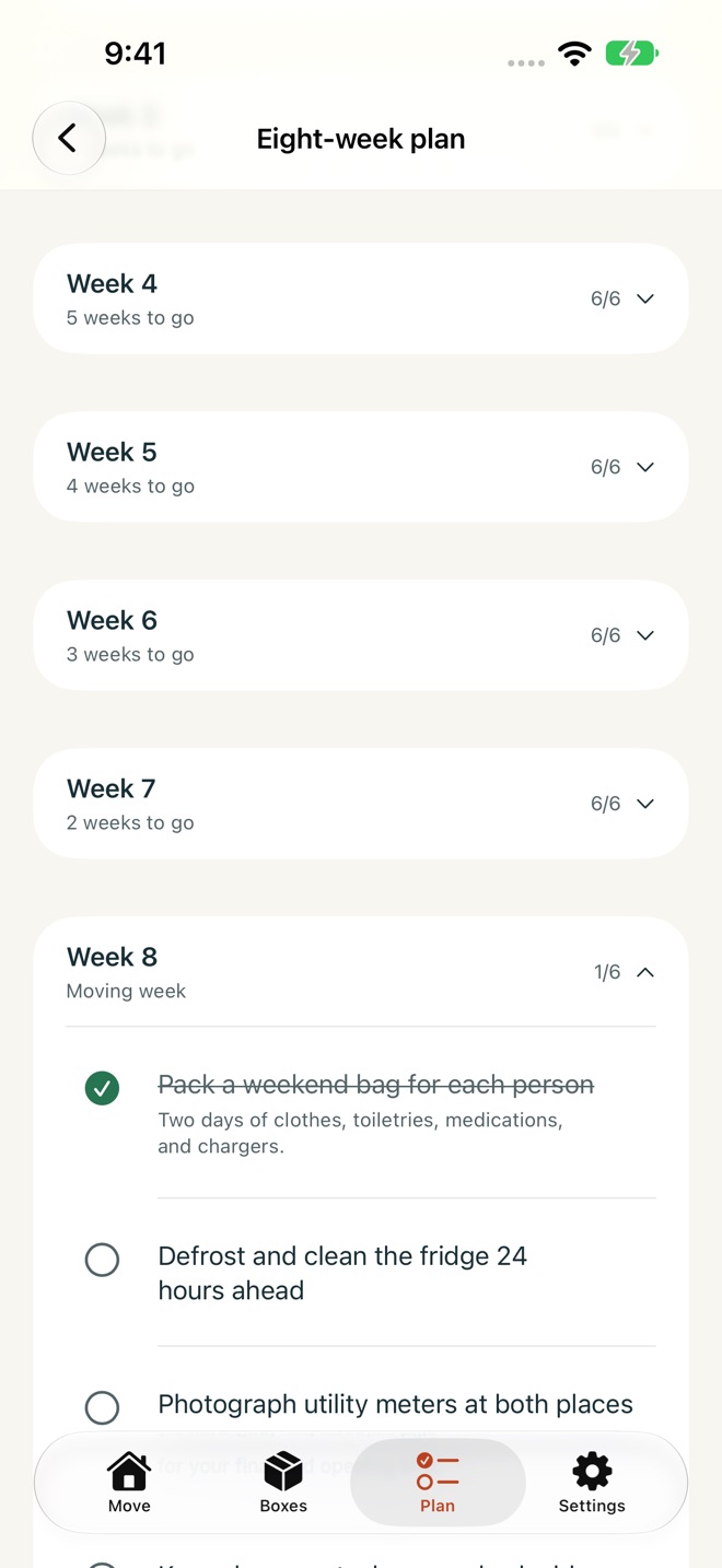 MoveBox: Moving Checklist screenshot 9