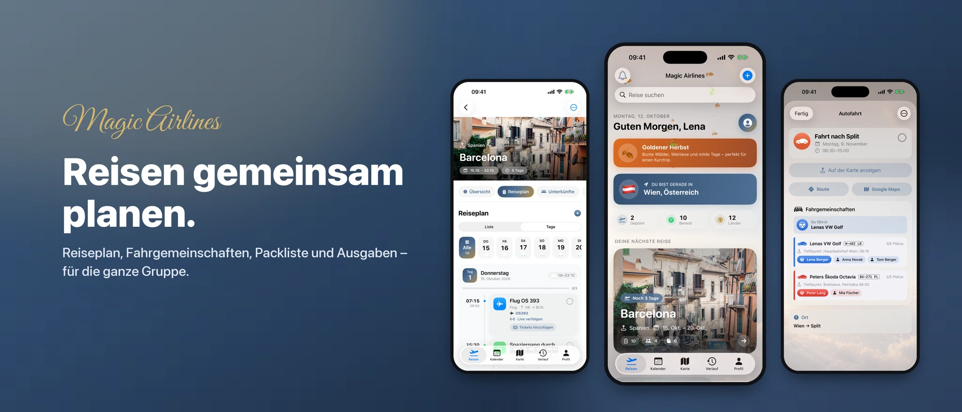 Magic Airlines product page header