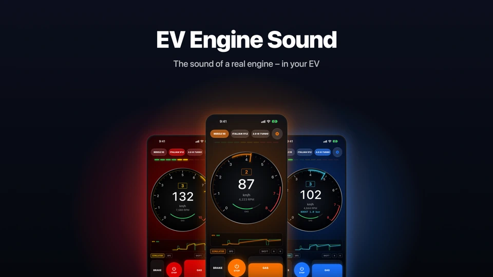 EV Engine Sound App Store search result