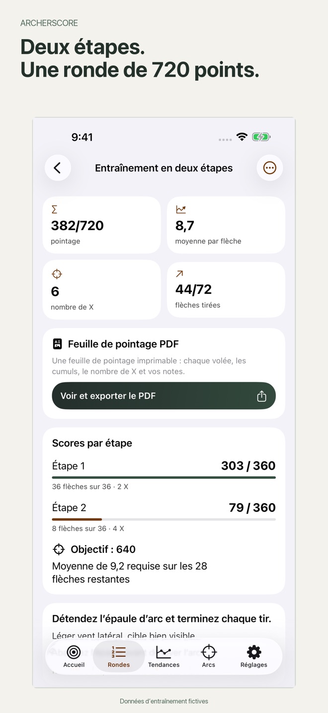 ArcherScore : Tir à l’arc capture d’écran 1
