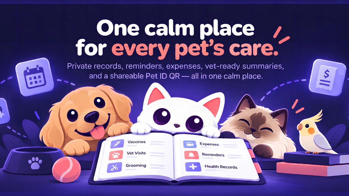 PetList: Pet Care Companion App Store product page header