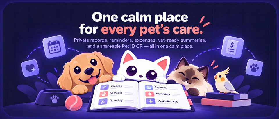 PetList: Pet Care Companion App Store product page header