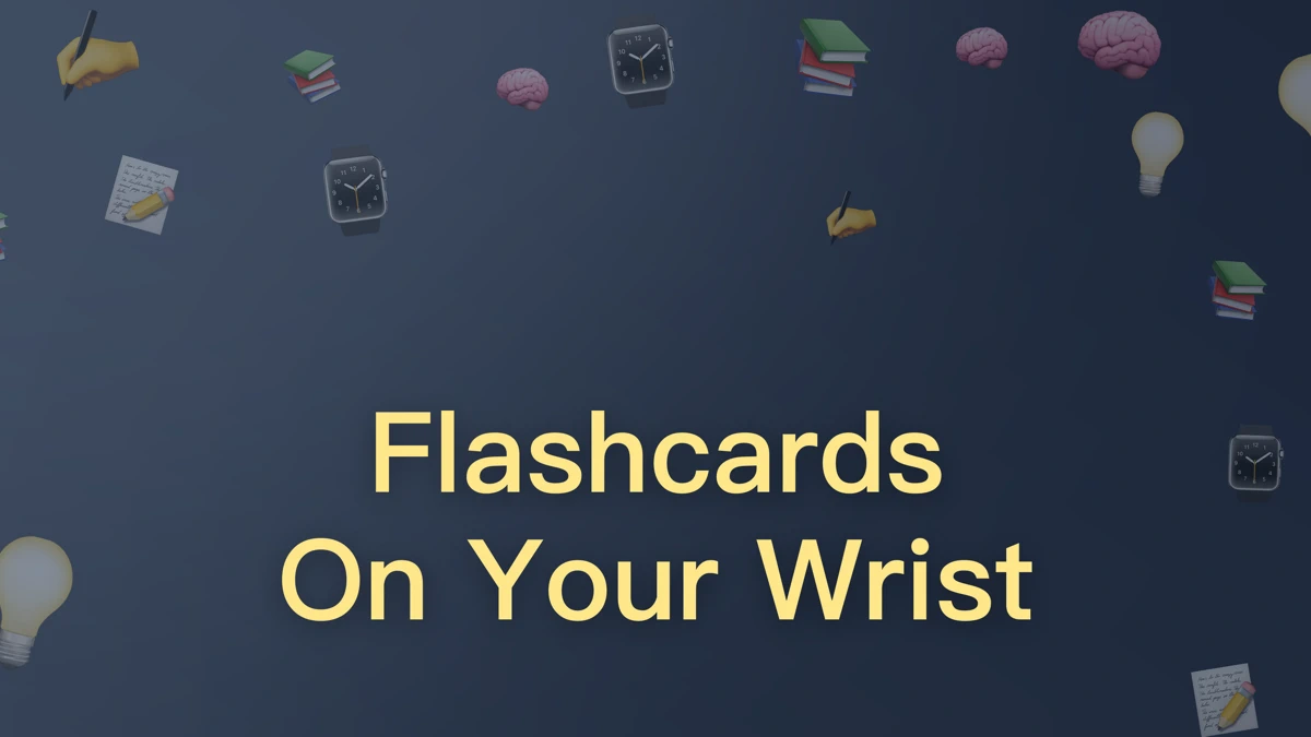 QuickNotes: Watch Flashcards App Store product page header