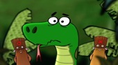 Video artwork for Green Anaconda by Big Green Rabbit