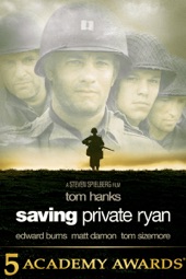 Poster for Saving Private Ryan by Steven Spielberg