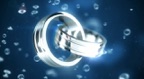 Wedding March - Celebrate Your Wedding Vows With Cascading Diamonds and Linked Rings