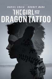 Poster for The Girl with the Dragon Tattoo by David Fincher